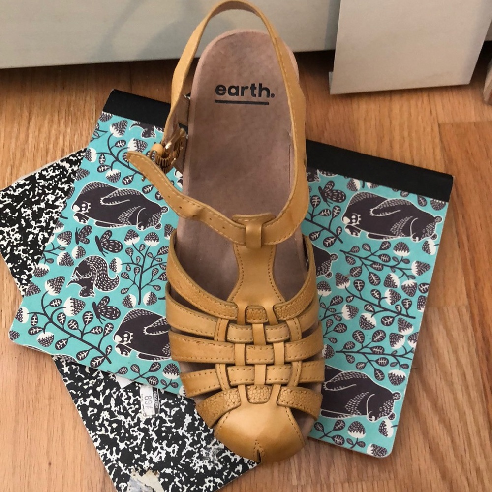 Wooden platform sandal